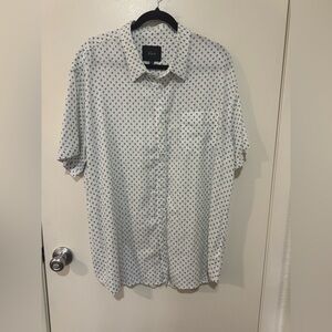 Rails CARSON White Floral Shirt Men’s SizeXXL in Bleu Fleurs Print Casual Summer